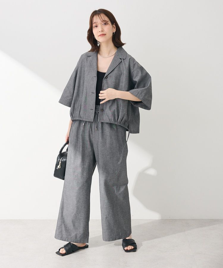 Green Parks「綿麻混イージーワイドパンツ」|その他|