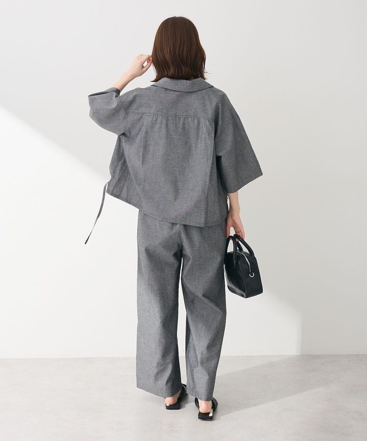 Green Parks「綿麻混イージーワイドパンツ」|その他|