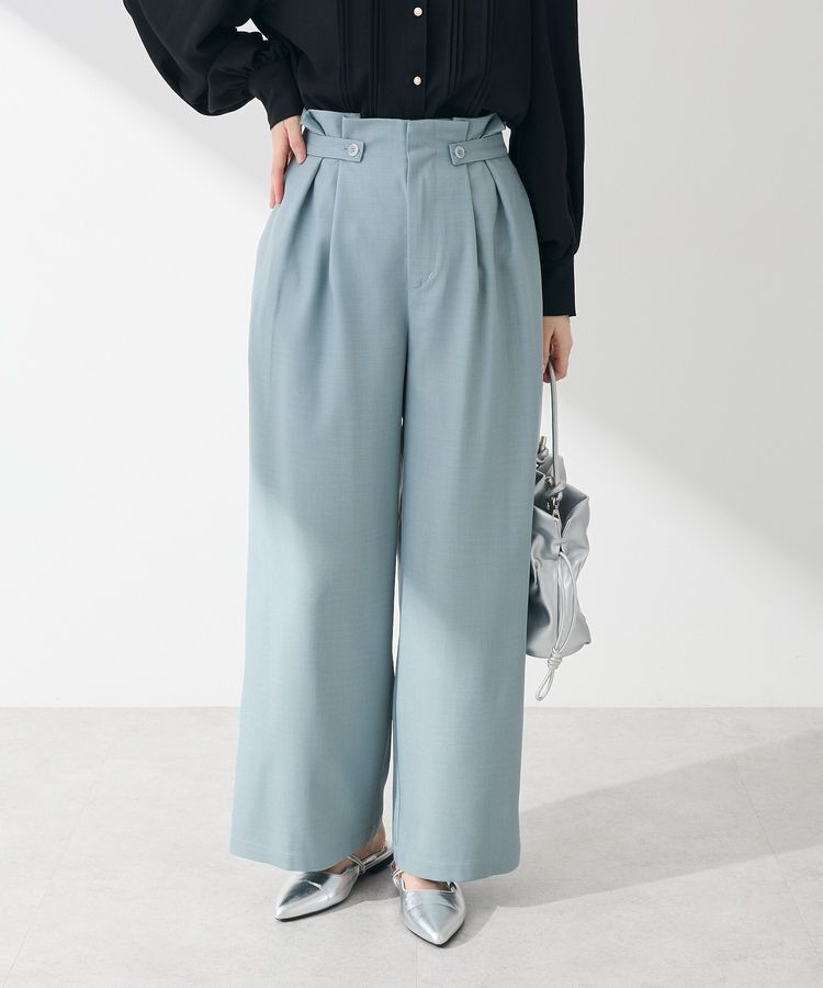 Green Parks「・ELENCARE DUE サイドベルトタックパンツ」|その他|