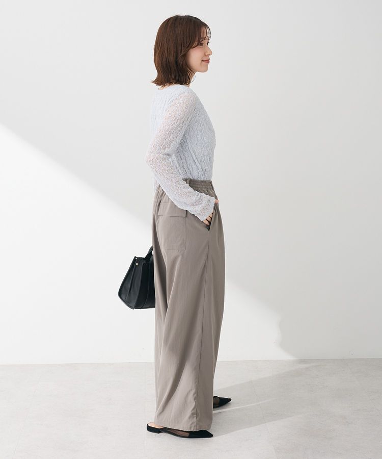 Green Parks「・SUGAR SPOON ドレープレースプルオーバー」|Tシャツ・カットソー|