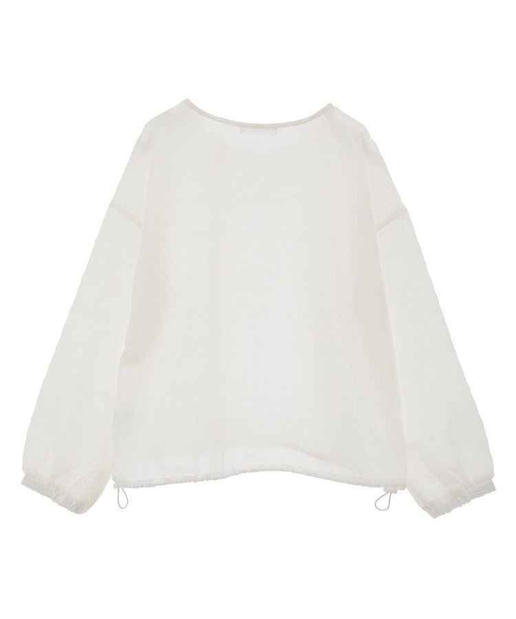 Green Parks「裾ドロスト表面長袖プルオーバー」|Tシャツ・カットソー|