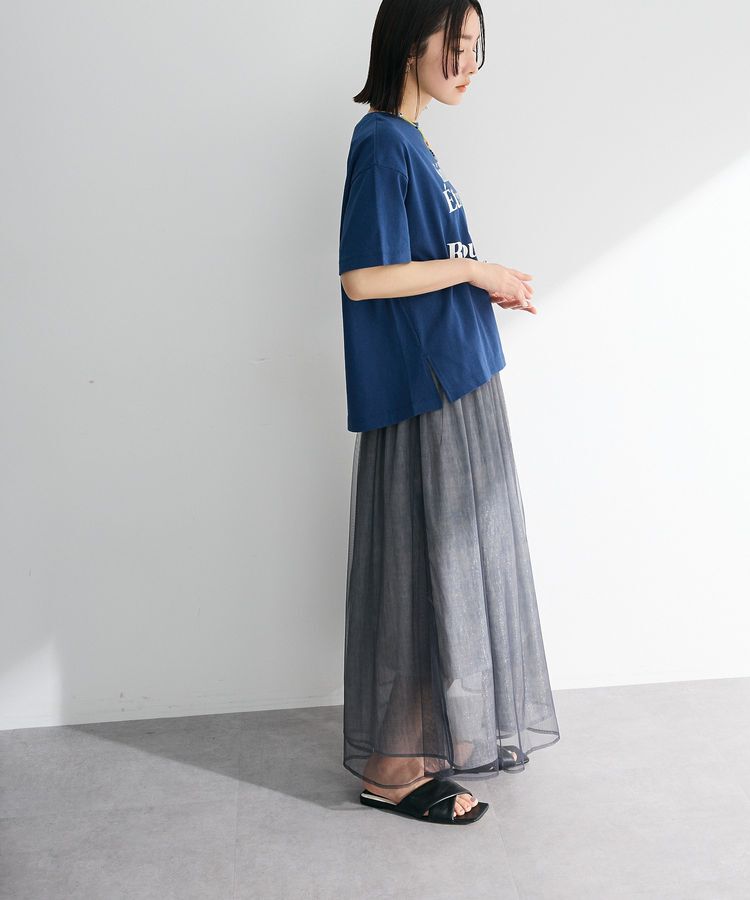 Green Parks「多段フェミニンロゴボックスTシャツ」|Tシャツ・カットソー|