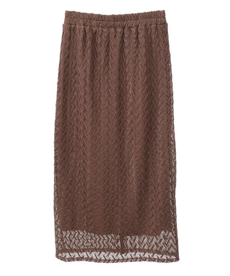 Green Parks「ニットレースIラインスカート」|スカート|