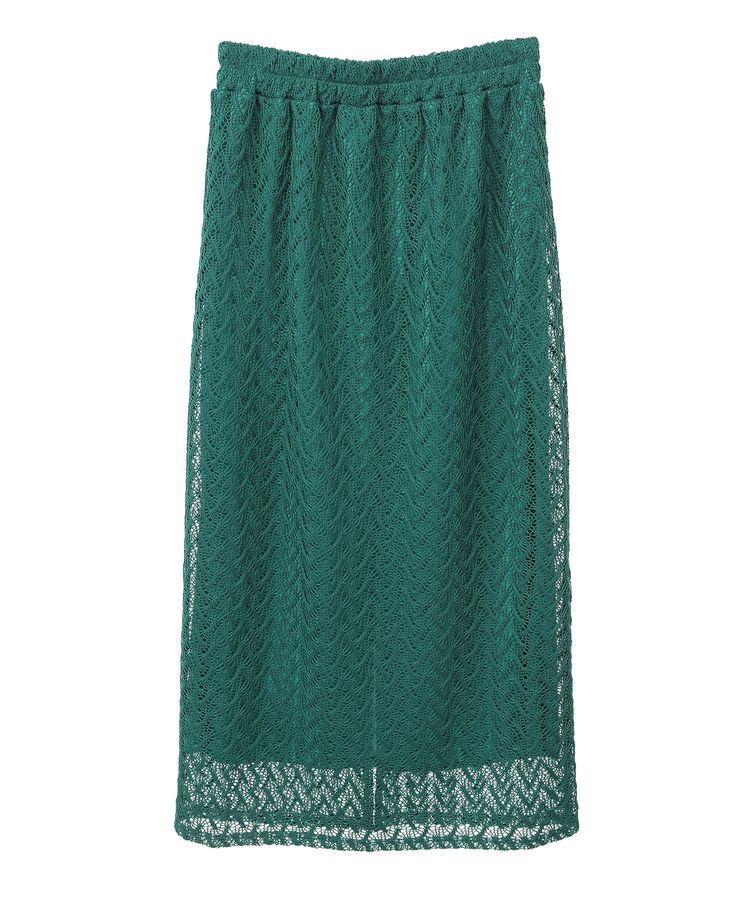 Green Parks「ニットレースIラインスカート」|スカート|