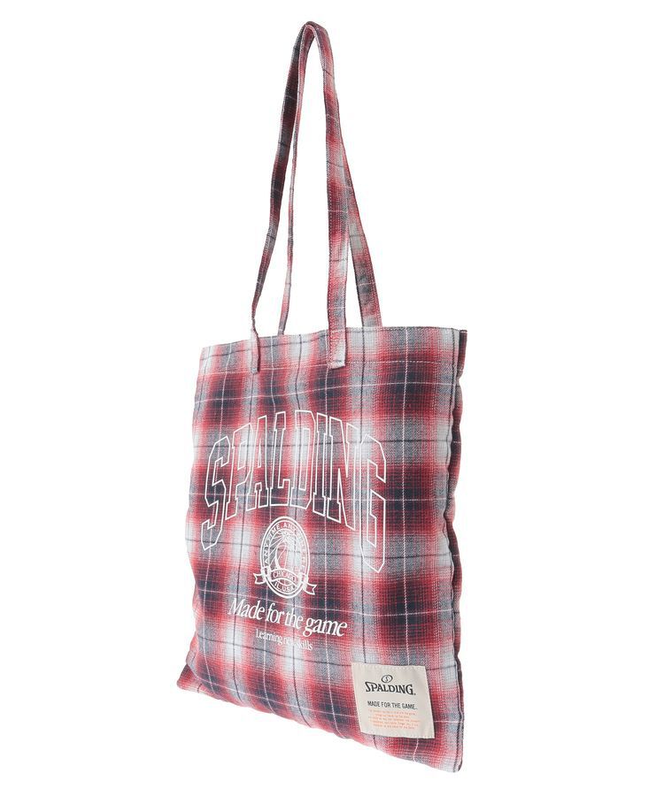 Green Parks「SPALDING別注 ネルチェックバッグ」|トートバッグ|