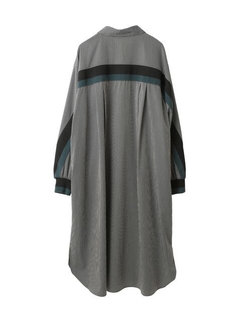 Editt by YECCA VECCA「リブMIXストライプシャツワンピース」|ワンピース|