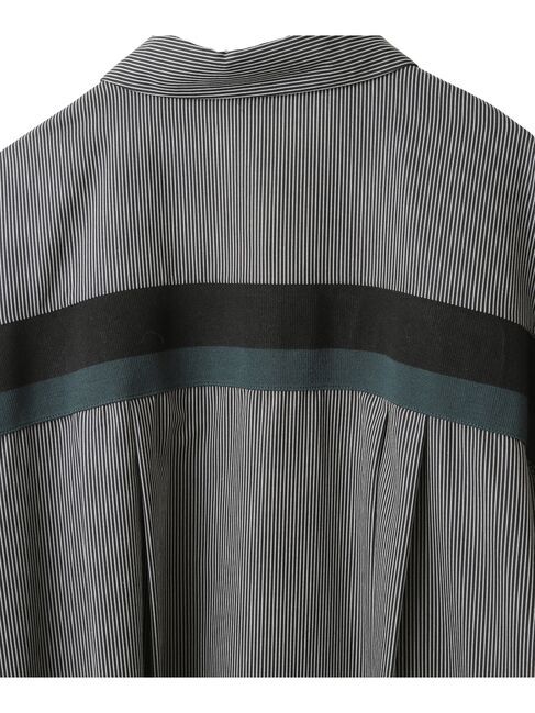 Editt by YECCA VECCA「リブMIXストライプシャツワンピース」|ワンピース|