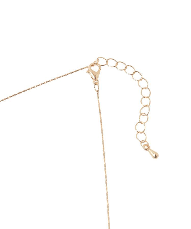 YECCA VECCA「ステーションガラスMIXロングネックレス」|ネックレス|