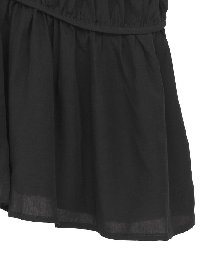 GARAGE OF GOOD CLOTHING「Vネック切り替えギャザーブラウス」|シャツ・ブラウス|