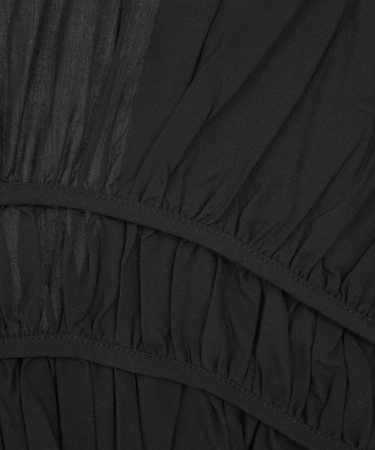 GARAGE OF GOOD CLOTHING「Vネック切り替えギャザーブラウス」|シャツ・ブラウス|