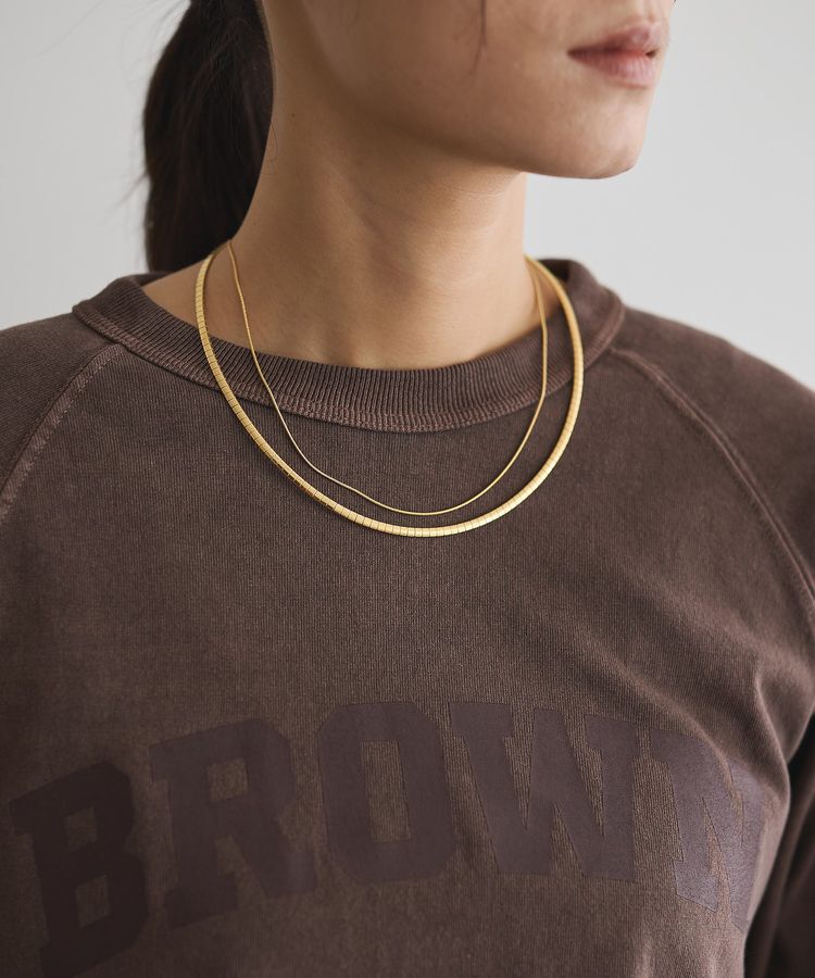 GARAGE OF GOOD CLOTHING「STAINLESS2連チョーカー」|ネックレス|Gold