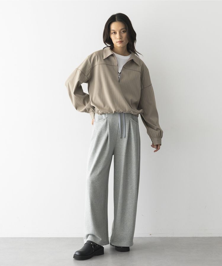 GARAGE OF GOOD CLOTHING「ピンストライプハーフZIPプルオーバー」|シャツ・ブラウス|