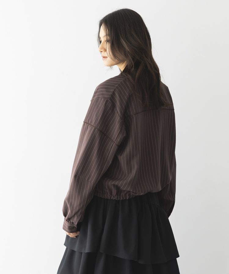 GARAGE OF GOOD CLOTHING「ピンストライプハーフZIPプルオーバー」|シャツ・ブラウス|