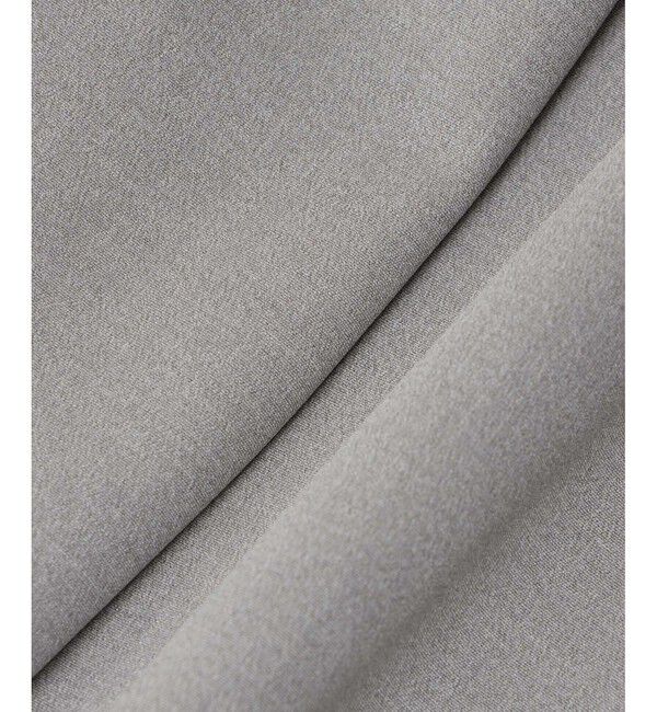 allureville「エトリアシャンブレーカラーレスジャケット」|ノーカラージャケット|