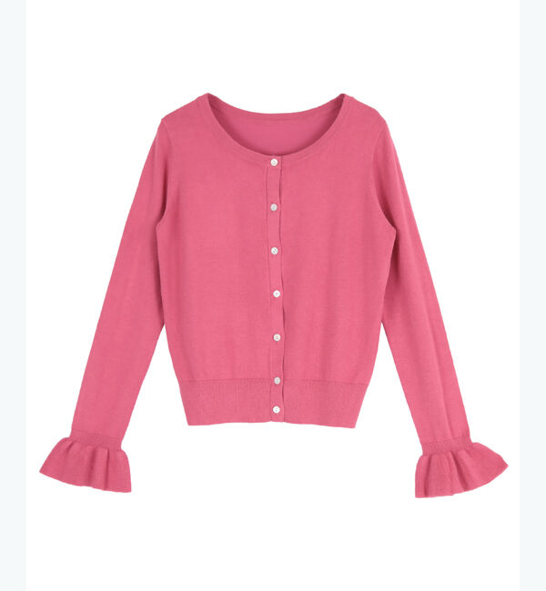 titivate「フリル袖ニットカーディガン」|ニット・セーター|