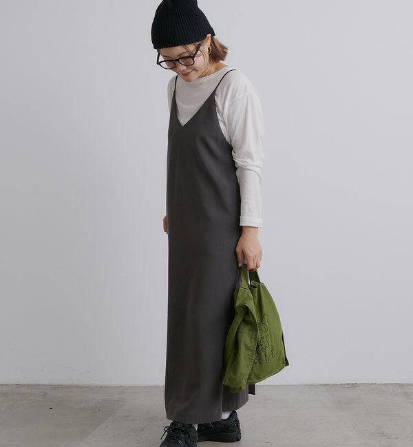  「【＠noricorico102企画】ナローキャミワンピース」|ワンピース|