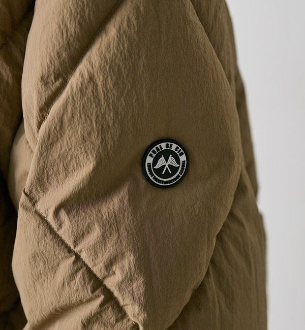  「リサイクルダウンジップアップフードジャケット」|テーラードジャケット|