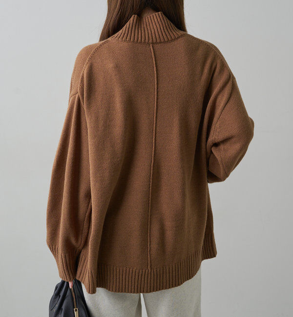  「【手洗いOK】ハンドウォッシャブルハイネックニット」|ニット・セーター|