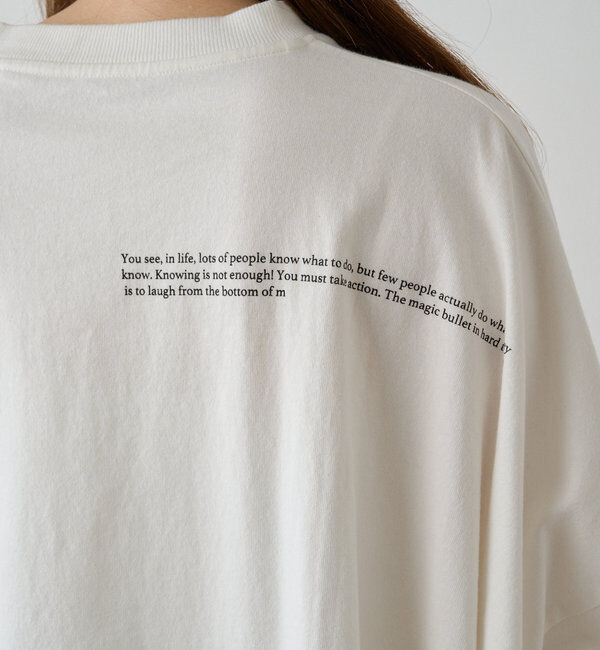  「フォトプリントビッグシルエットカットソー」|プルオーバー|