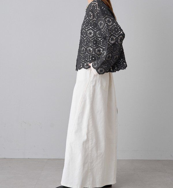  「綿レーヨンデニムスカート」|スカート|