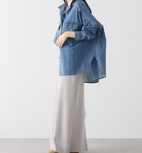  「《新色登場！/リバイバル》【-3kg見え / Du noir】ナロースカート」|スカート|