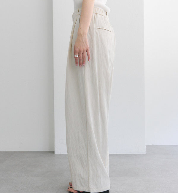  「レーヨンナイロンタックスラックスパンツ」|スラックス|