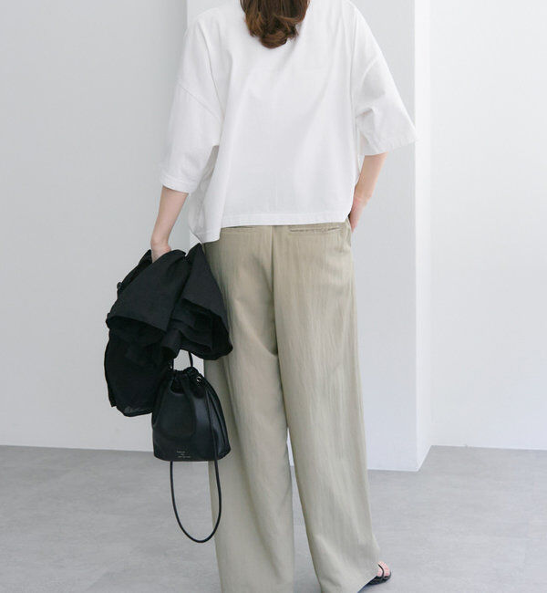  「レーヨンナイロンタックスラックスパンツ」|スラックス|