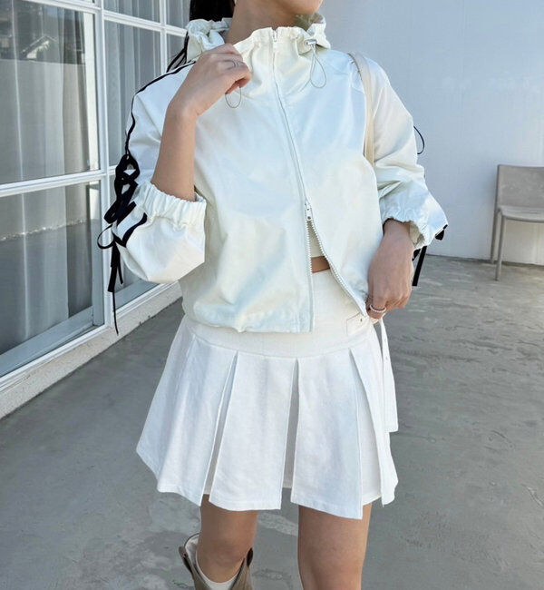  「【セットアップ可能】ベルト付きプリーツミニスカート」|スカート|