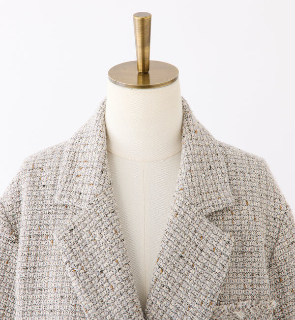  「【megumi企画】ツイードテーラードジャケット／再販売／新色追加」|テーラードジャケット|