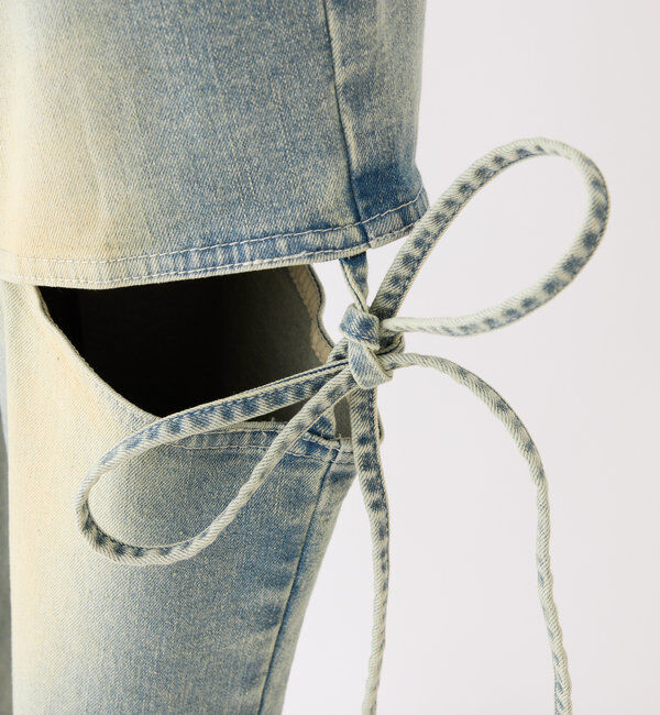  「サイドあき美脚ストレッチデニム」|その他|