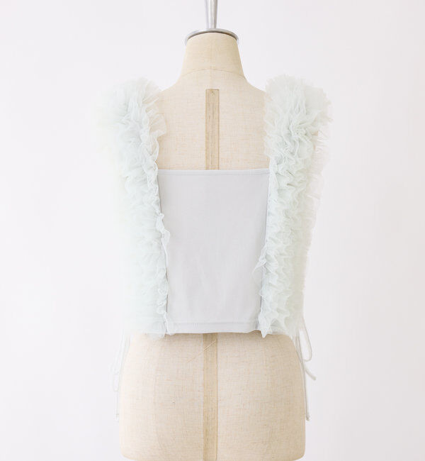  「【moon light marine collection】チュールフリルタンク」|プルオーバー|