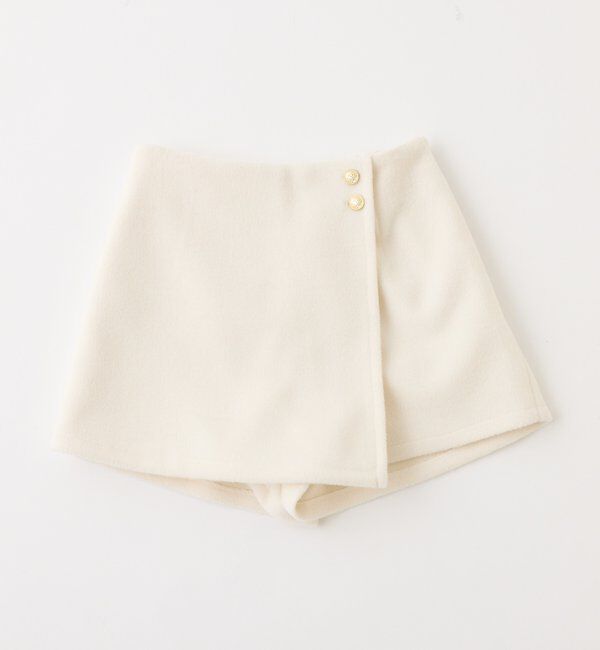  「金ボタン付スタイルアップスカショーパン」|スカート|