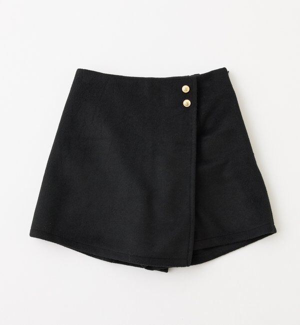  「金ボタン付スタイルアップスカショーパン」|スカート|