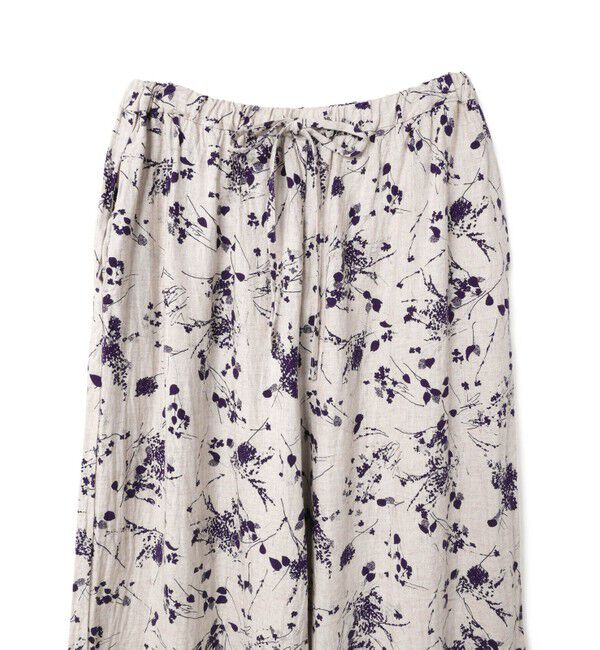 mizuiro ind「mizuiro ind レーヨンリネンプリントイージーパンツ」|その他|