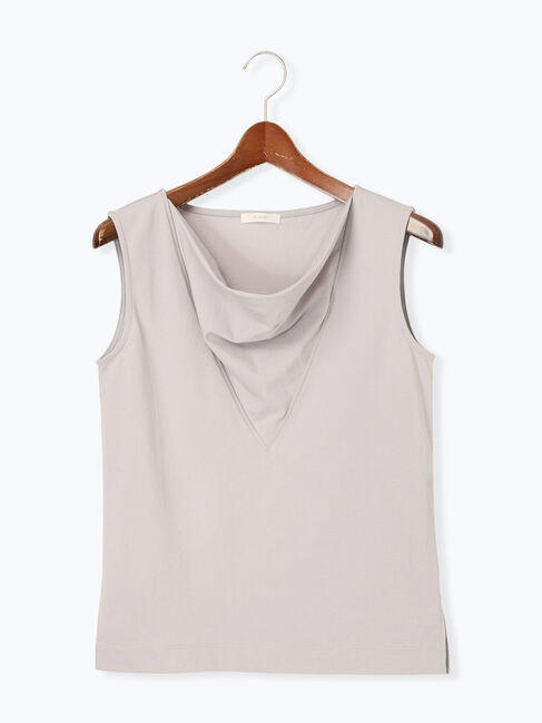 Te chichi「ドレープネックノースリーブトップス」|Tシャツ・カットソー|