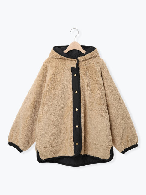 Samansa Mos2「リバーシブルボアブルゾン」|ブルゾン・スタジャン|