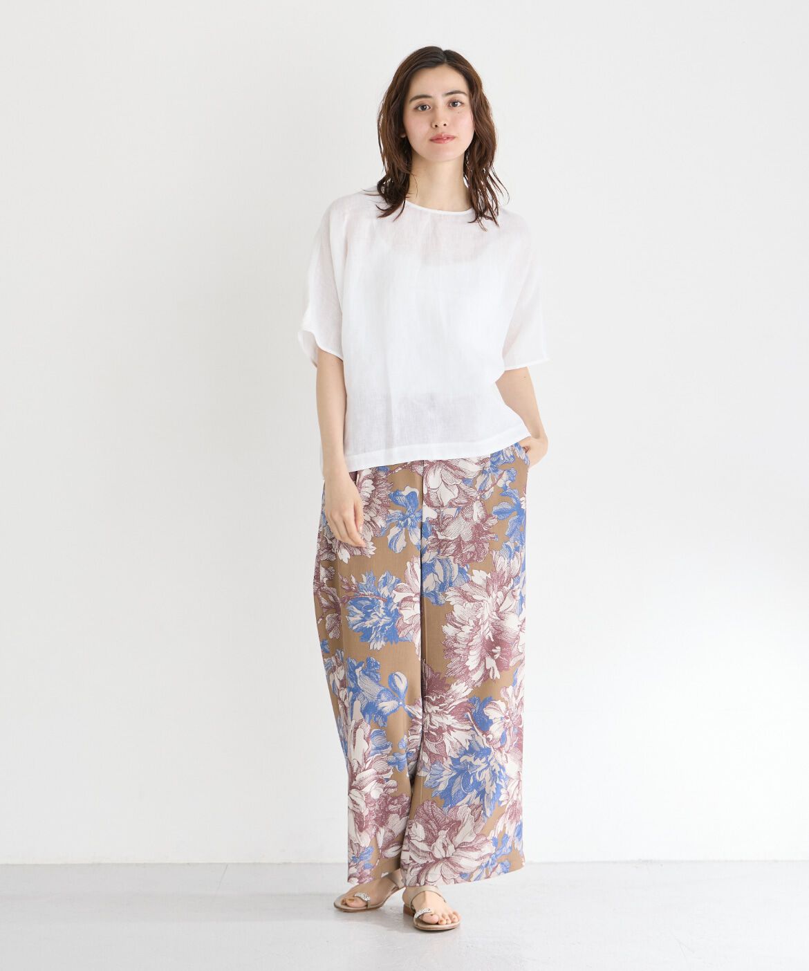 7-IDconcept.「リネンコクーンブラウス」|シャツ・ブラウス|