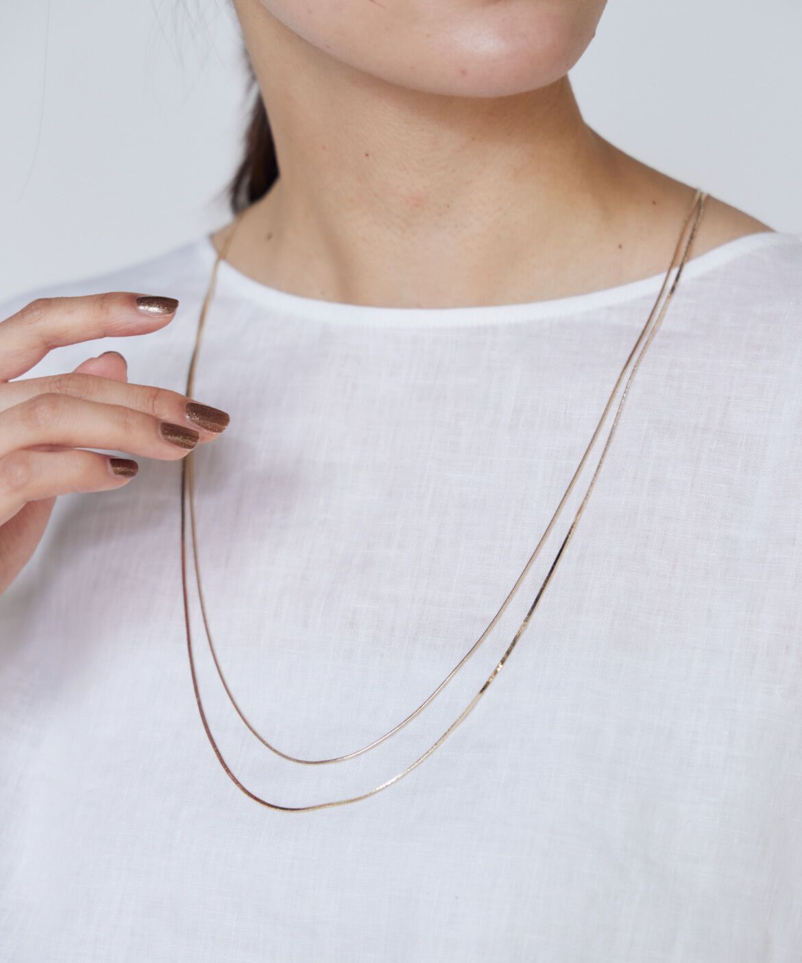 7-IDconcept.「2連ネックレス」|ネックレス|