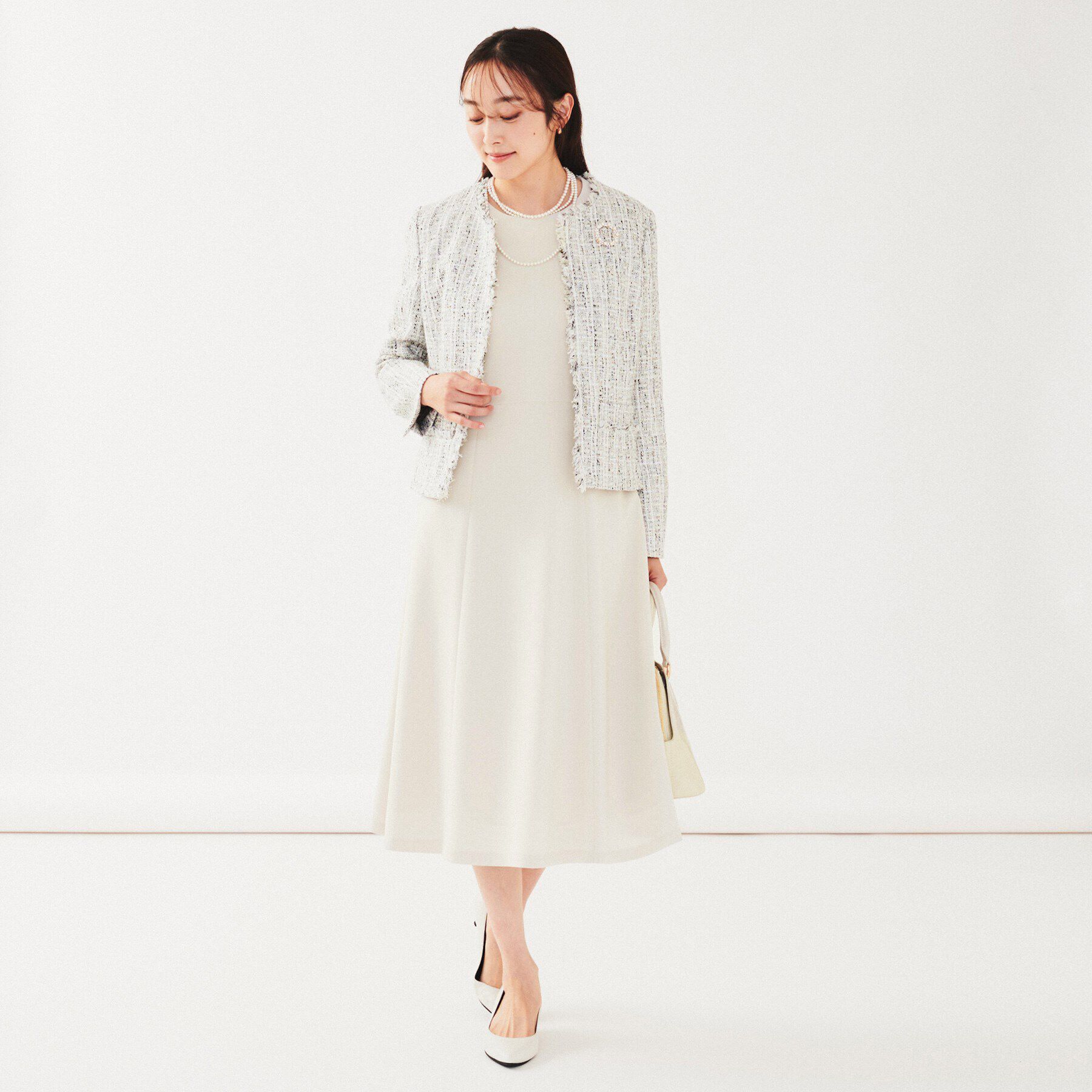 UNTITLED「【通勤】フレアワンピース」|ワンピース|