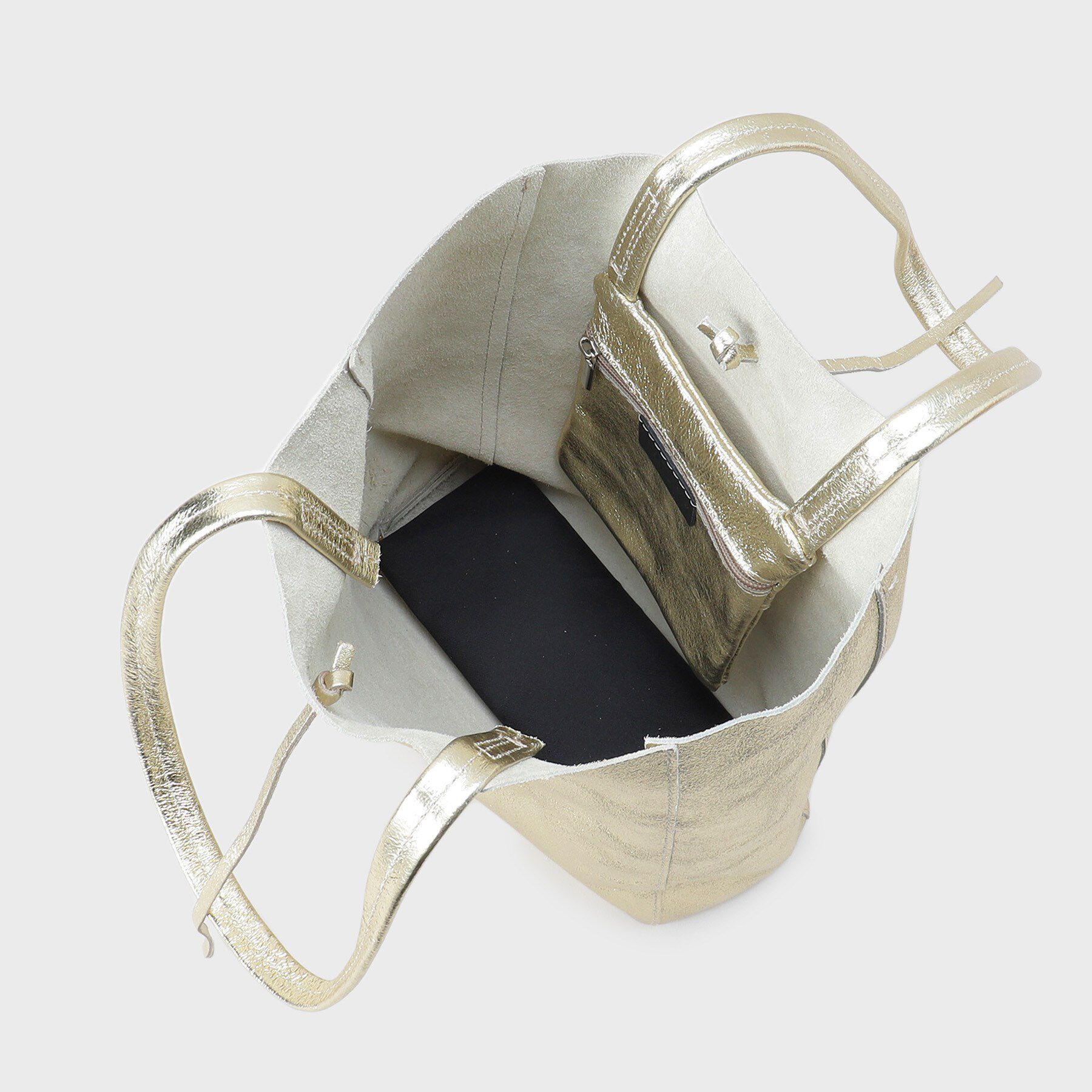 UNTITLED「【MILOS】メタリックレザートート」|トートバッグ|