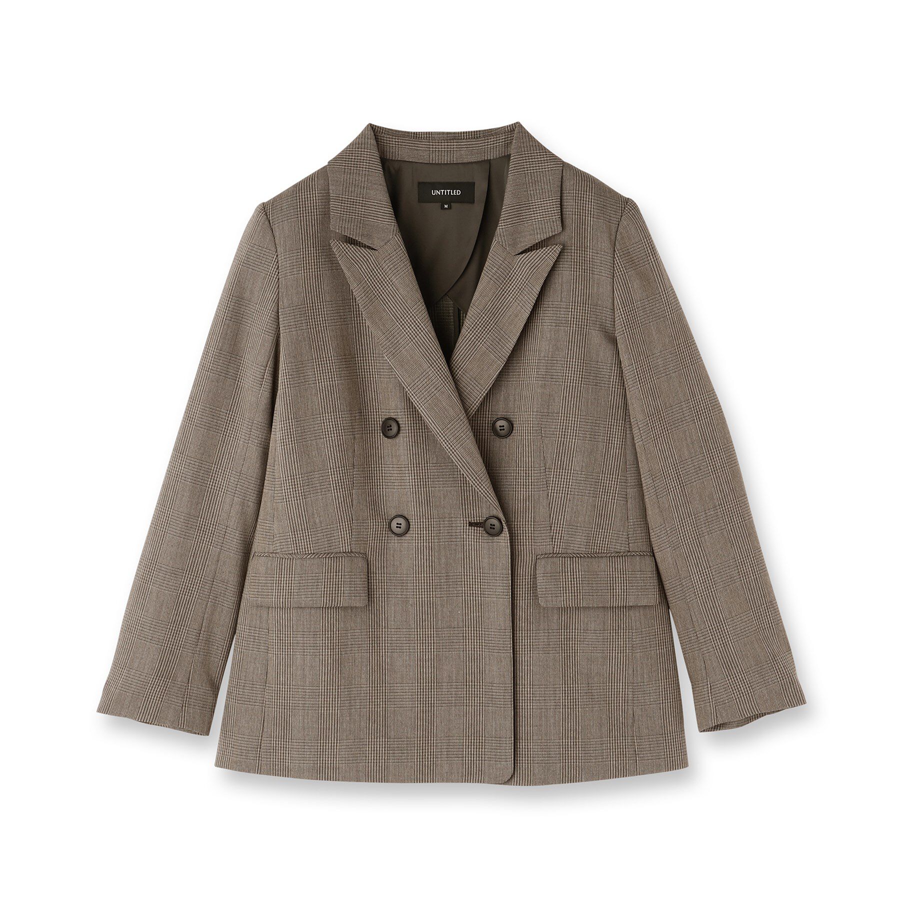 UNTITLED「ウールライク ダブルブレストジャケット」|テーラードジャケット|