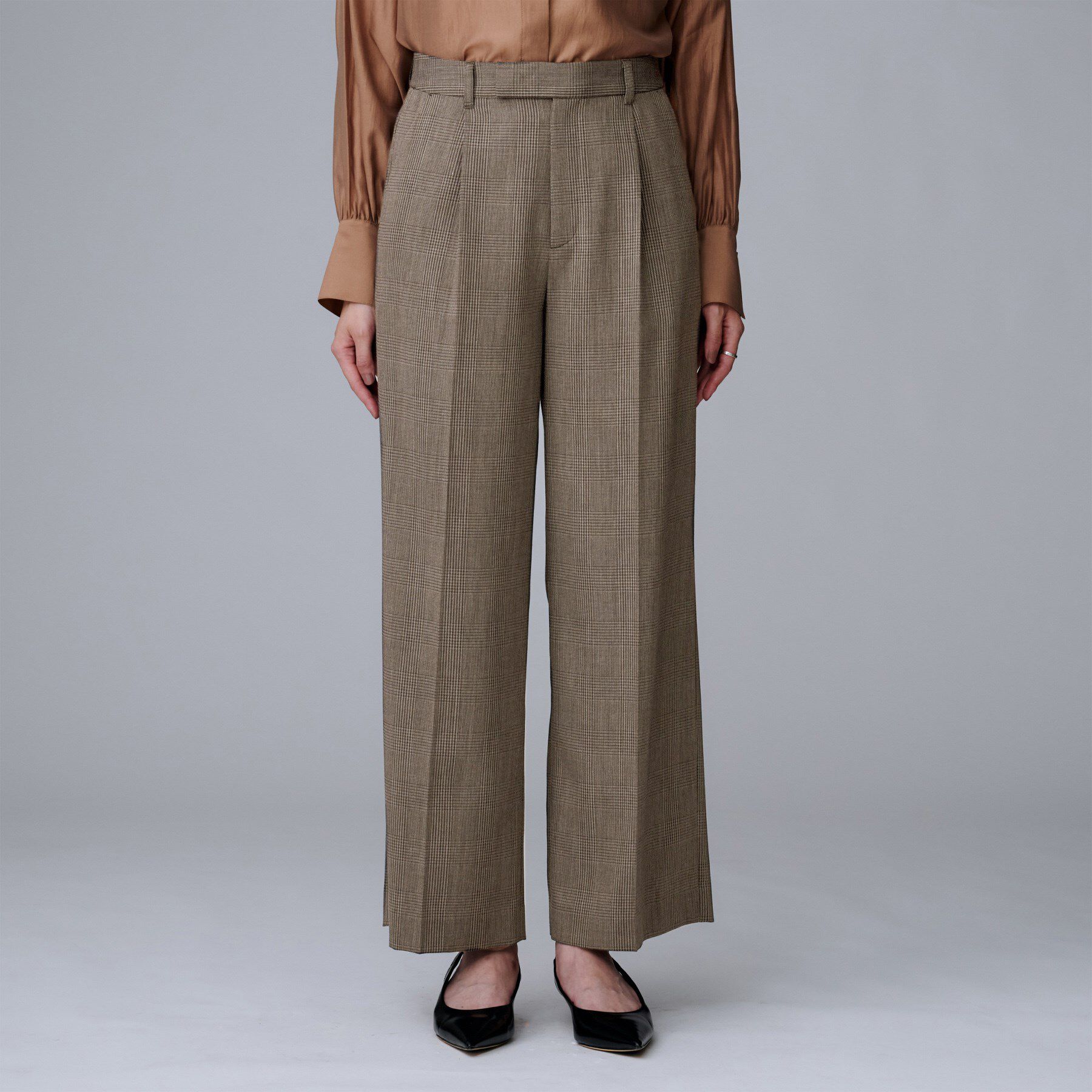 UNTITLED「ウールライク ワイドパンツ」|その他|