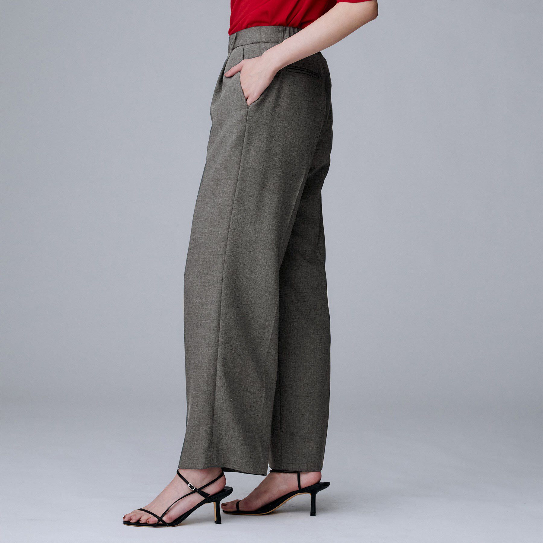 UNTITLED「ウールライク ワイドパンツ」|その他|