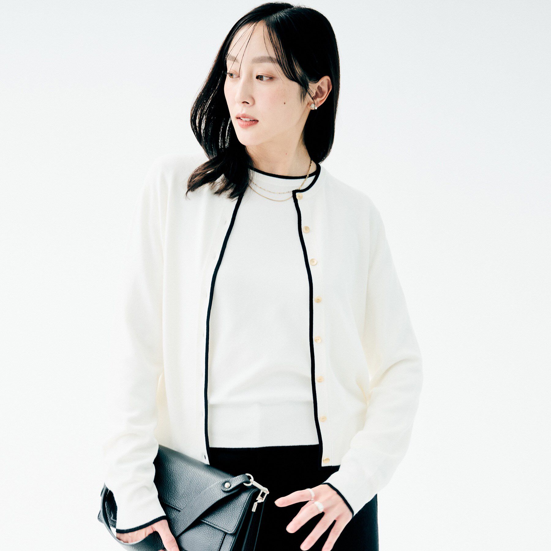 UNTITLED「ウォームスパン カーディガン」|カーディガン|オフホワイト(503