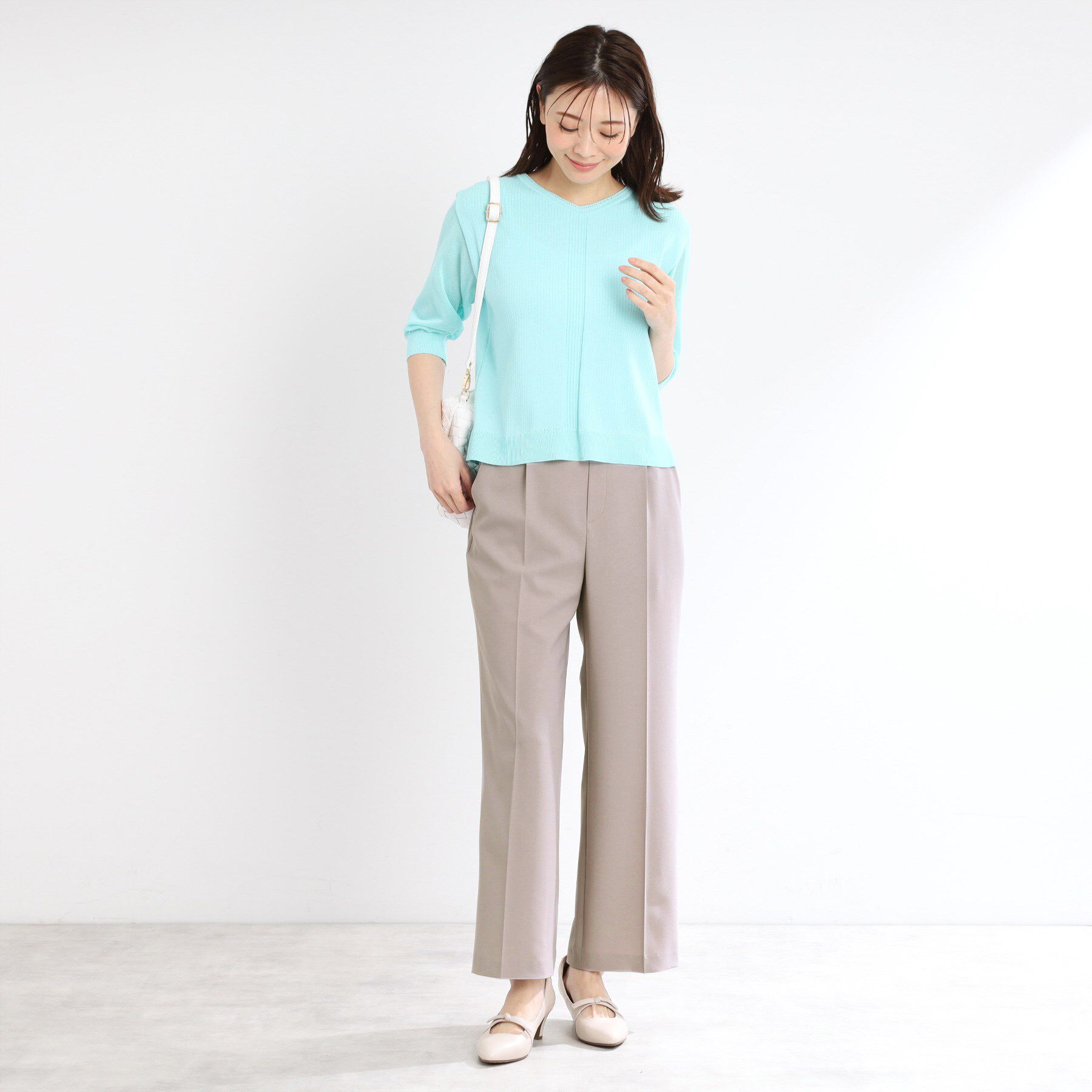 Reflect「【マシンウォッシュ可／セットアップ可能】ストレートシルエットパンツ」|その他|