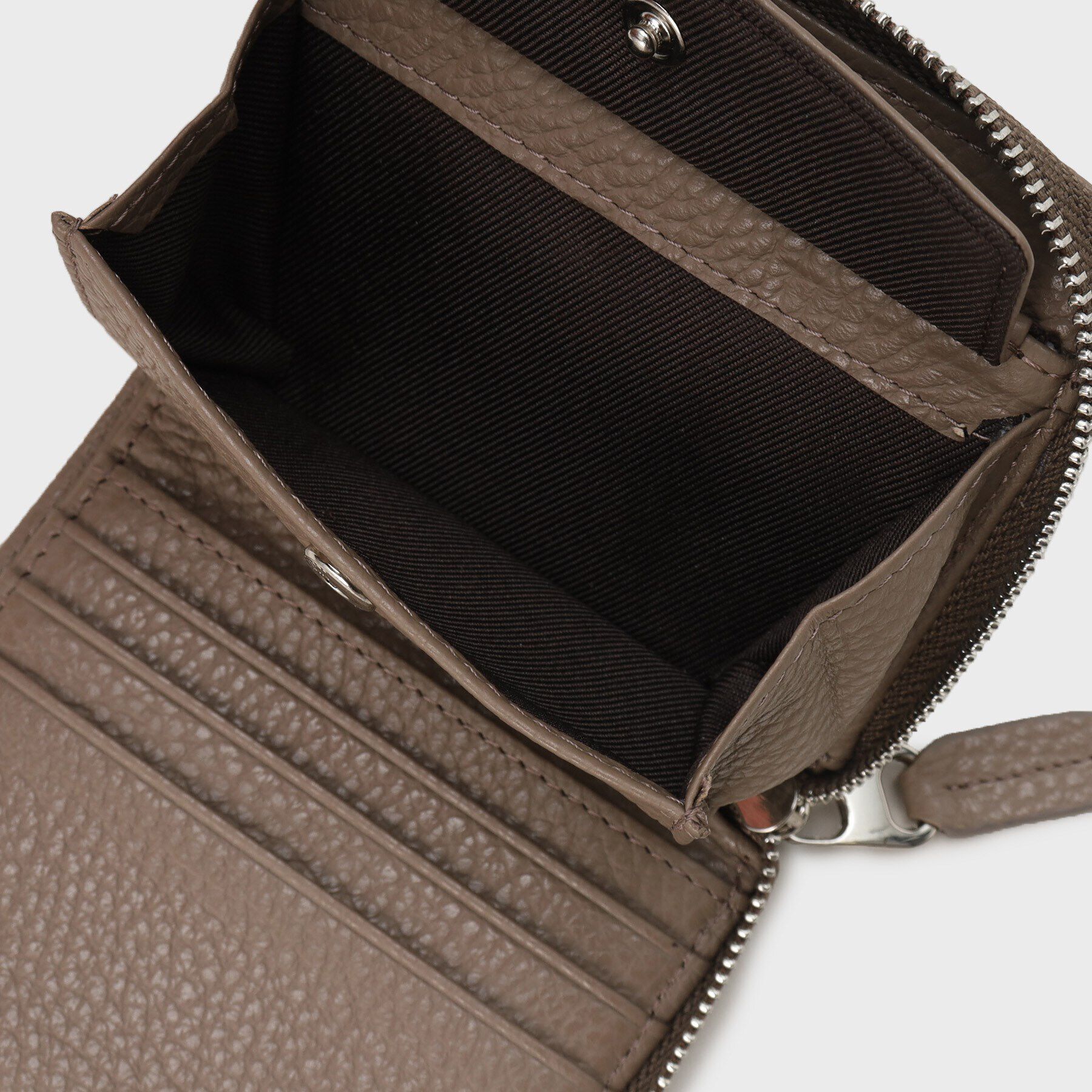 DRESSTERIOR「イタリアレザー ハーフジップウォレット」|財布|