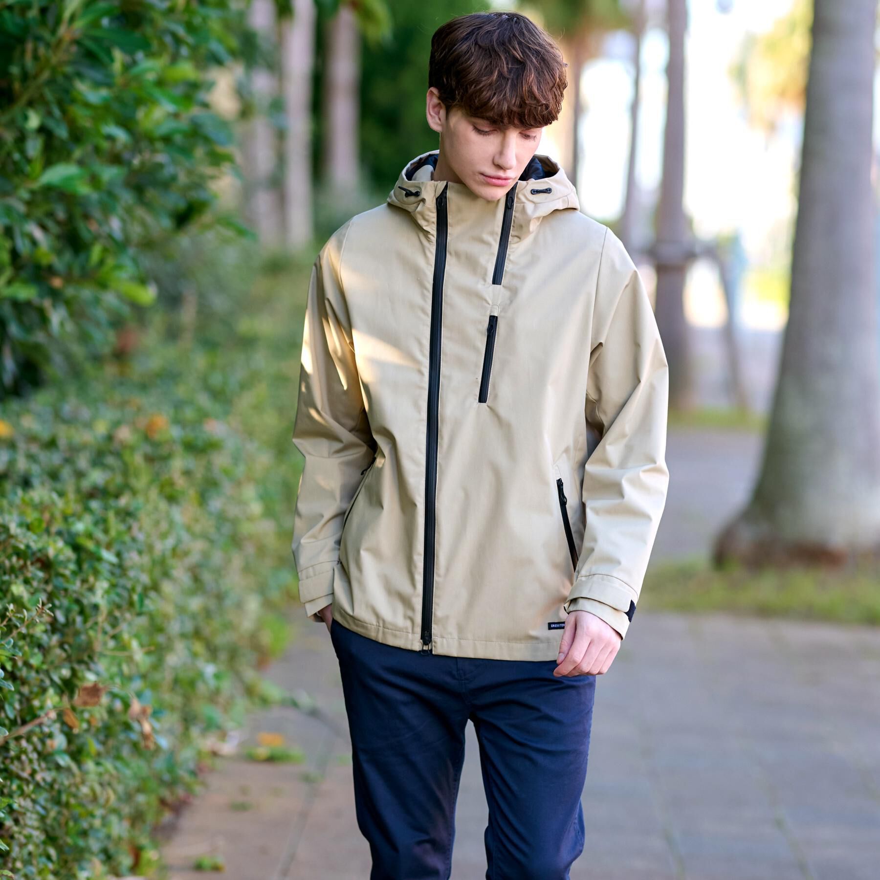 DRESSTERIOR「レインプルーフ シェルパーカ」|ブルゾン・スタジャン|