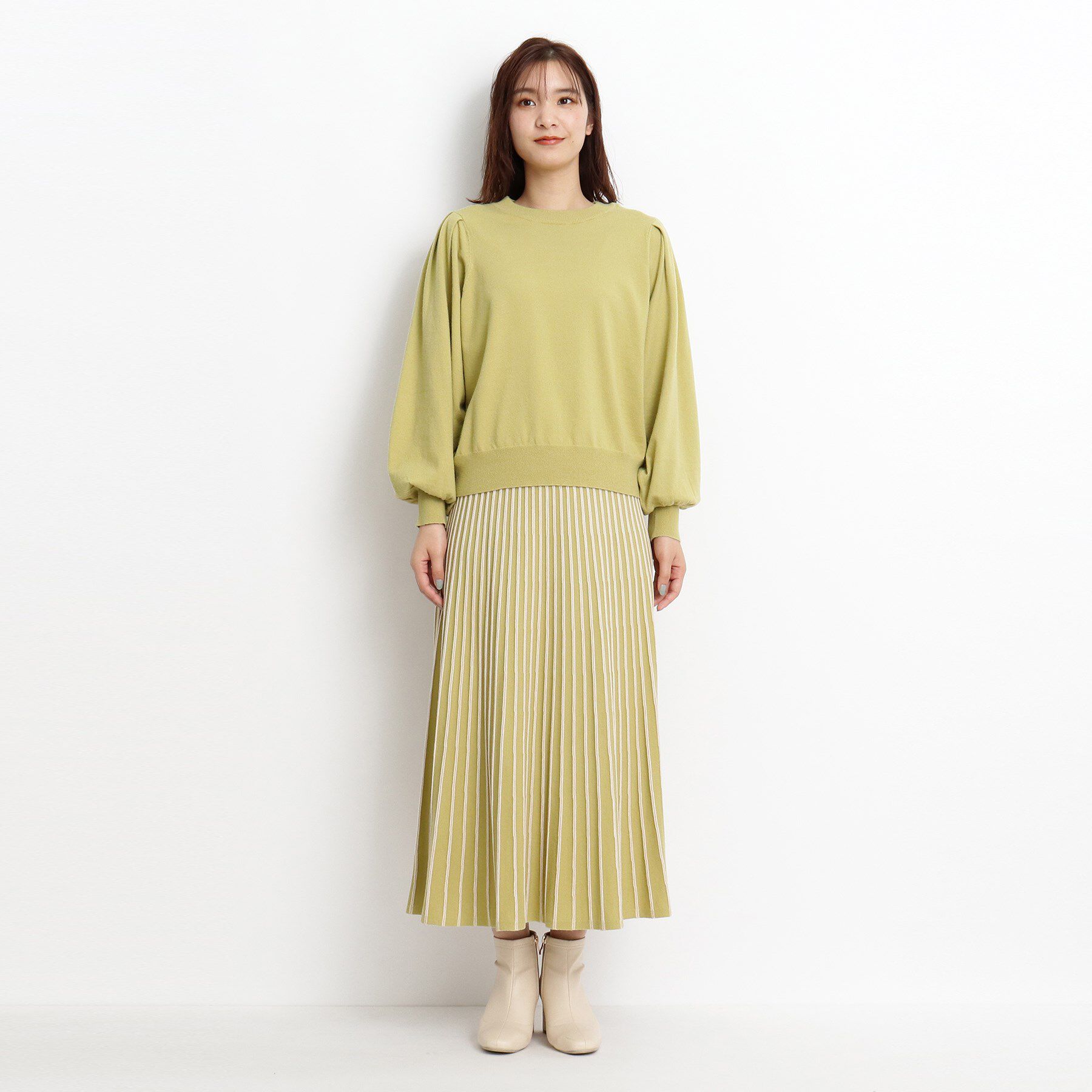 grove「スタイリング自由自在！もちもちニットのセットアップ【WEB限定カラー/S-3L】」|スーツ|