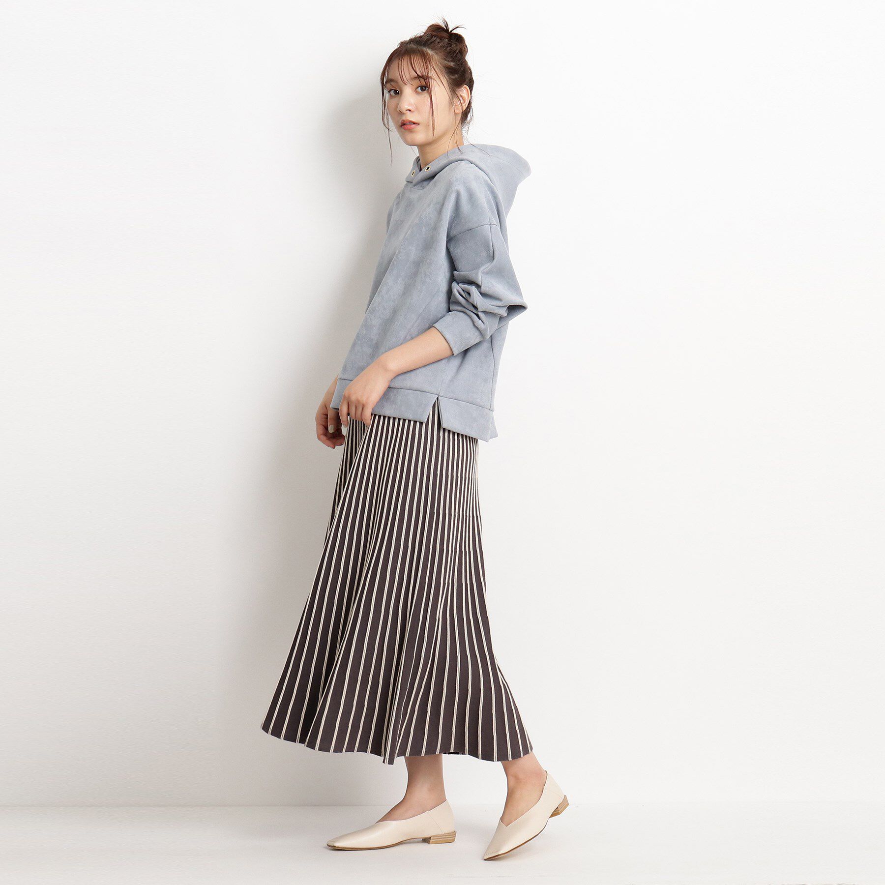 grove「スタイリング自由自在！もちもちニットのセットアップ【WEB限定カラー/S-3L】」|スーツ|