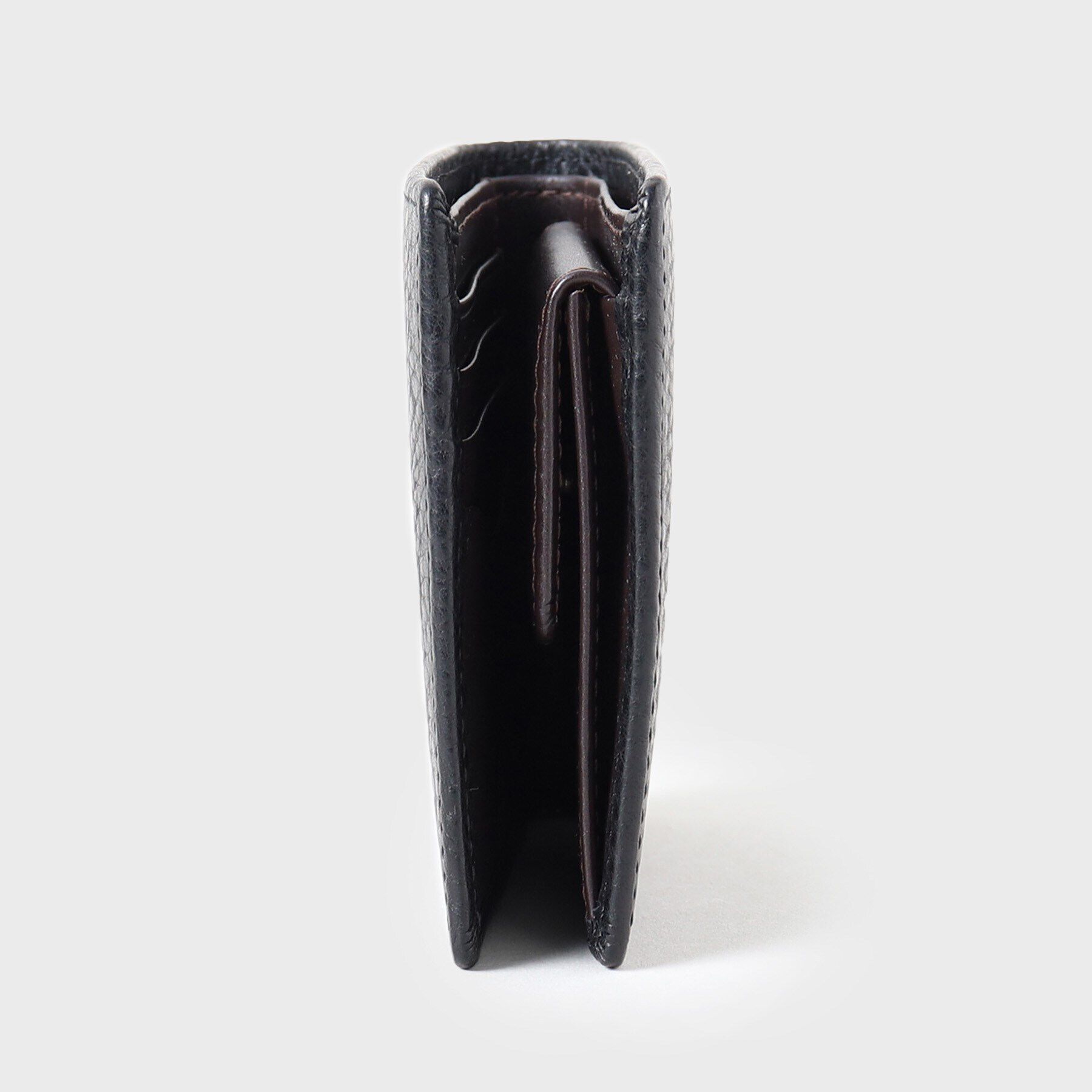 TAKEO KIKUCHI「イタリアンブラックレザー 2つ折り財布」|財布|